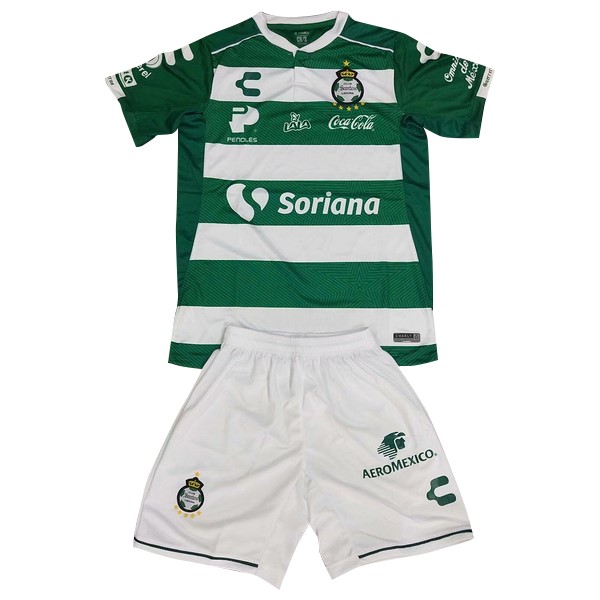 Camiseta Santos Laguna Replica Primera Ropa Niños 2018/19 Blanco